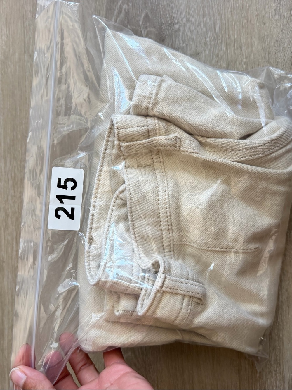 Aritzia Wilfred Free Modern Utility Pants Size 4 Beige Straight Leg Mid Rise - Picture 7 of 7